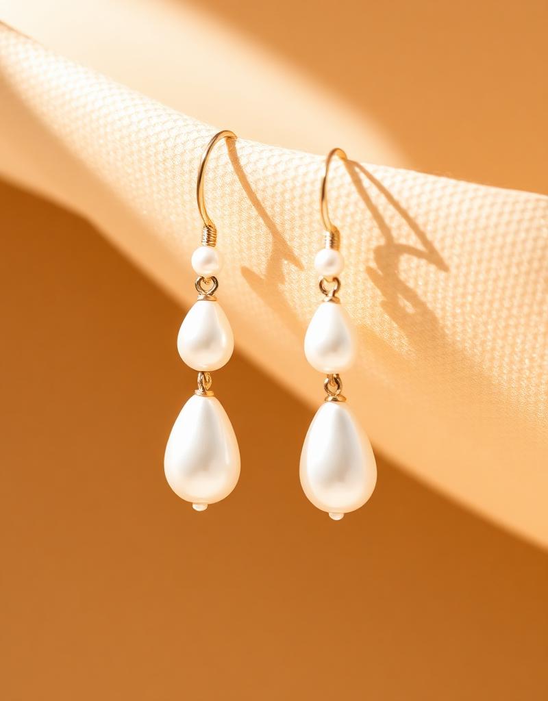 Pearl Jhumka Earrings